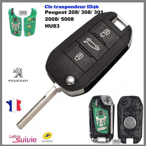 Clé vierge transpondeur - clé, id46