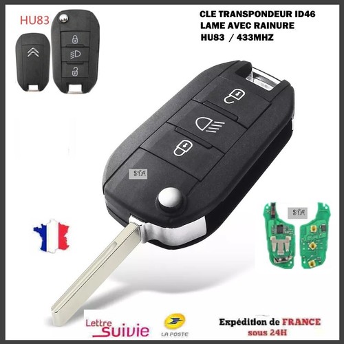 Clé vierge transpondeur id46 - clé,
